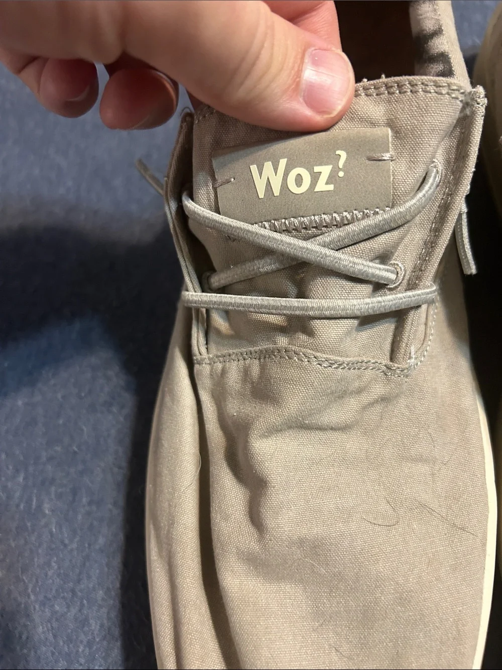 Woz? Men's Casual Lace-Up Shoes in Light Taupe